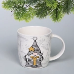 Кружка керамическая 330мл «Сказочные гномики», микс рисунков