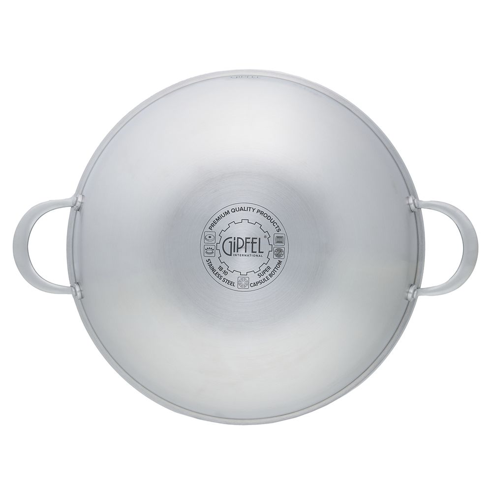 Вок из нержавеющей стали Gipfel Fusion 52190 32 см/6 л