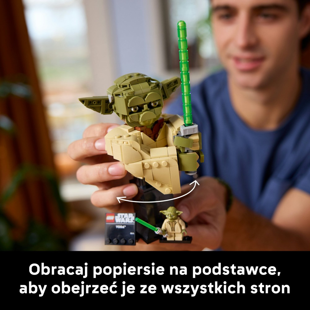 Конструктор LEGO Star Wars 75438 Бюст Йоды — фото 9