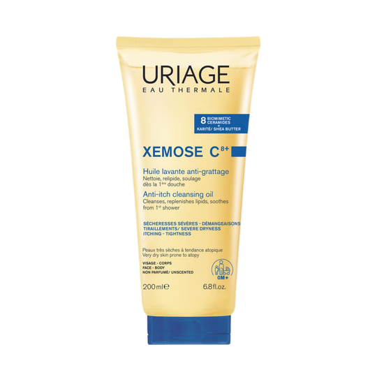 Uriage Xemose С8+ Anti-itch Cleansing Oil Очищающее успокаивающее масло, 200 мл