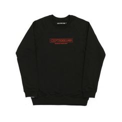 Свитшот СПУТНИК1985 ЛОГО, черный/красный принт