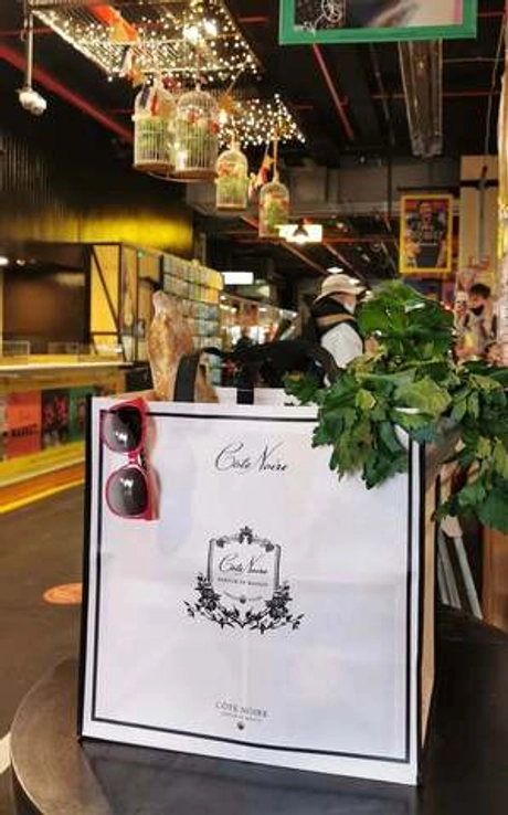 Пакет подарочный средний Cote Noire Medium pink bag розовый