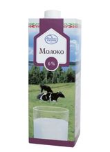 Белорусское молоко &quot;Молочный гостинец&quot; 6% жирн. 1л. Тетра-пак - купить в Москве с доставкой на дом