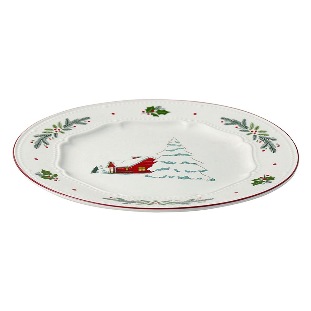 Набор из четырех тарелок Nordic winter из коллекции New Year Essential, Ø23 см