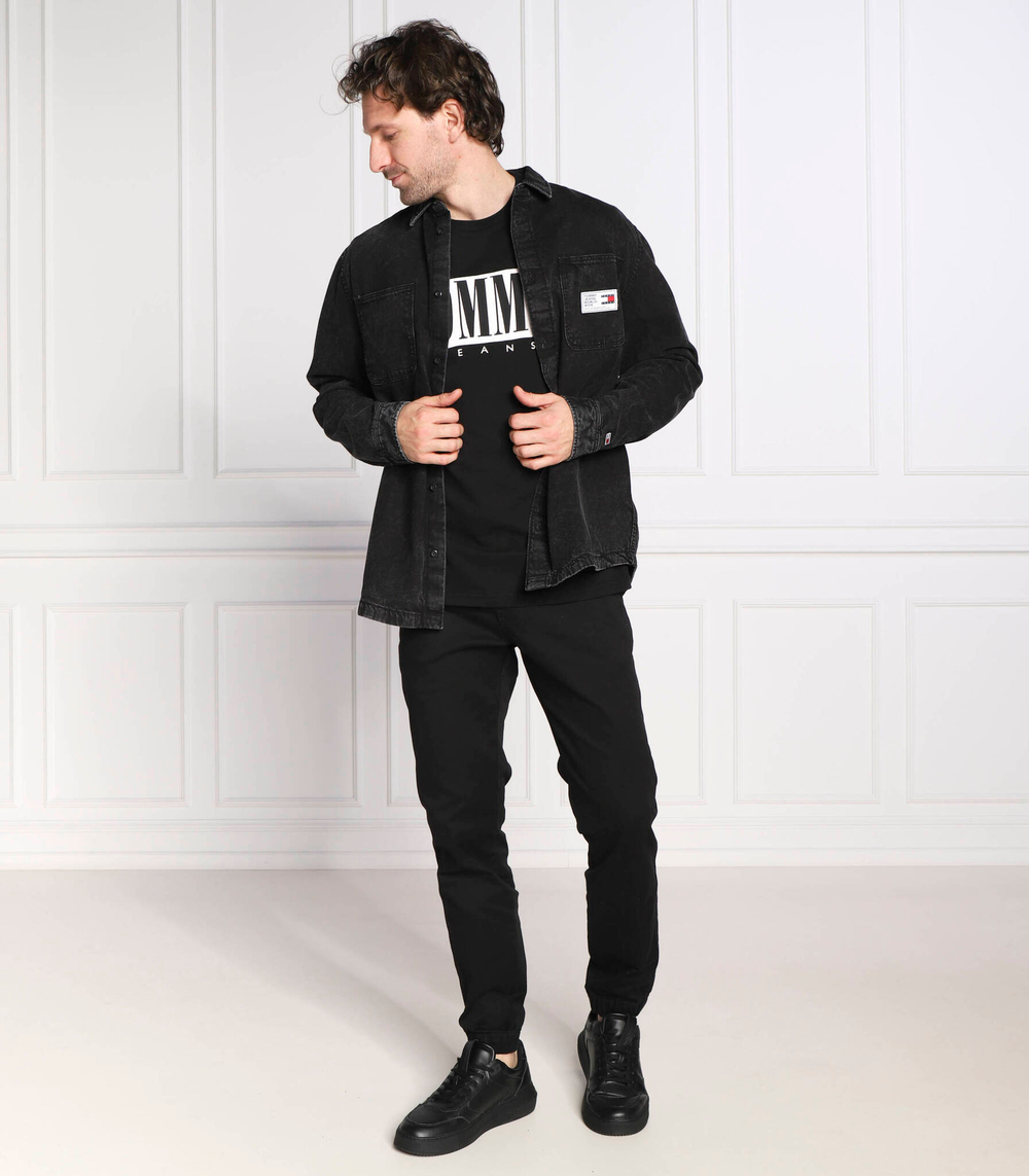 футболка colorblock Tommy Jeans - черный(DM0DM14994)