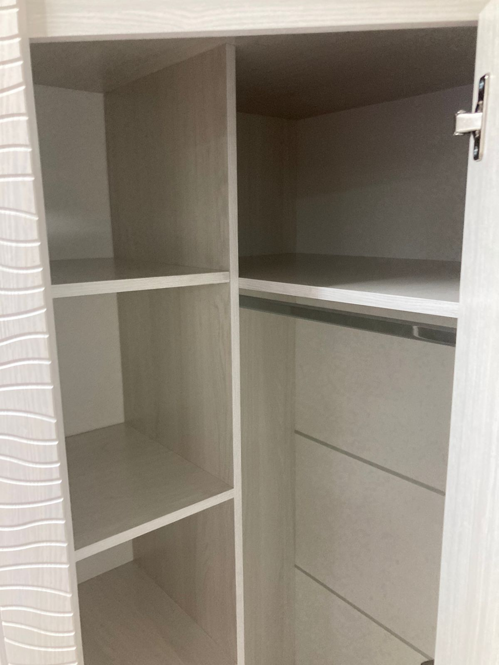 Шкаф угловой Монако ШК-42 ясень белый