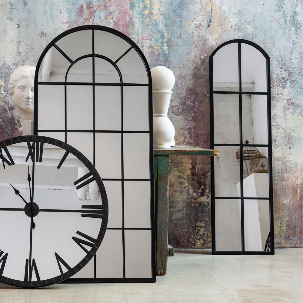 Настенное зеркало Объект мечты Виндзор блэк