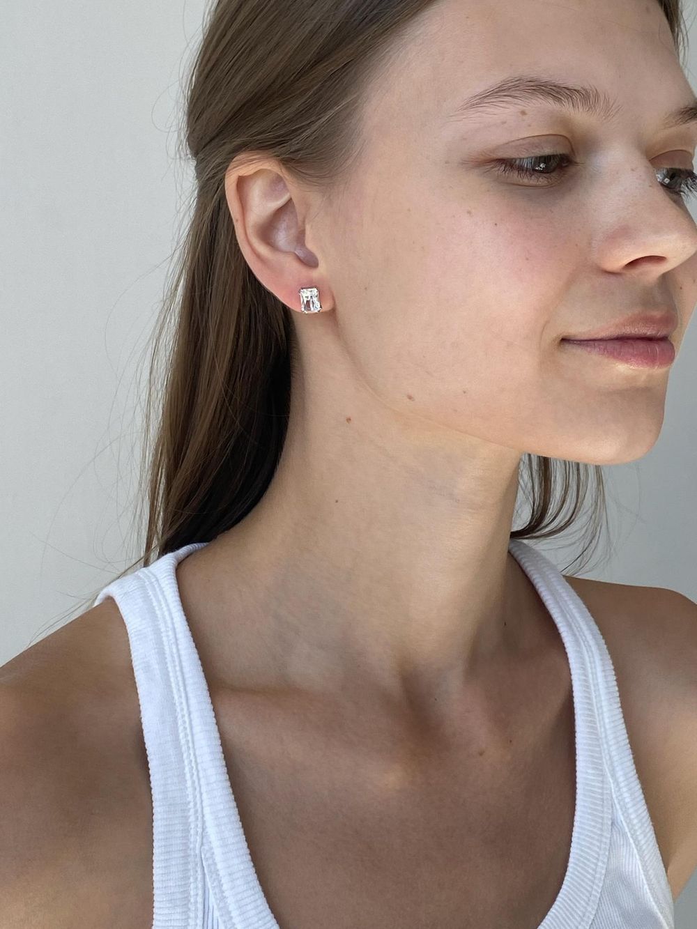 Серьги Crystal Classic с горным хрусталем