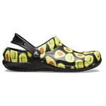 Сабо Crocs Work Bistro Graphic Clog Black/Volt Green