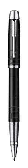 Ручка-роллер Parker IM Premium T222, цвет: Metal Black, стержень: Fblack S0949670