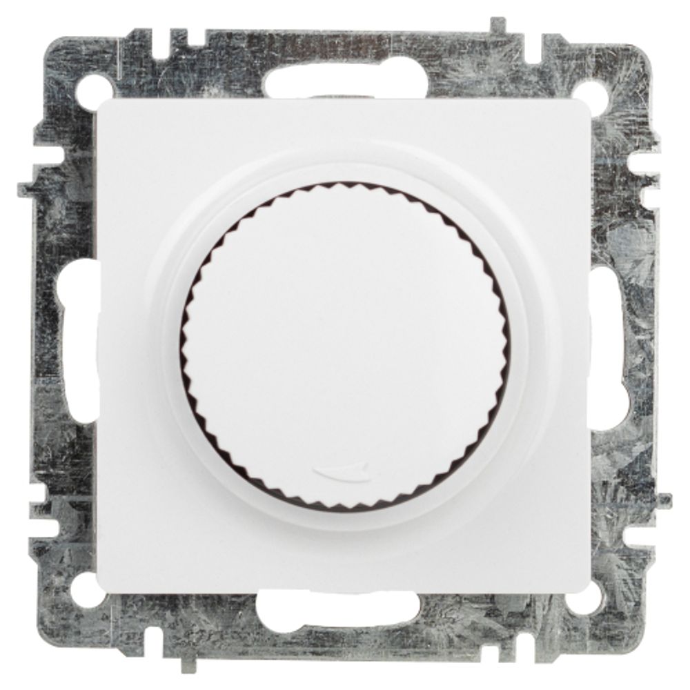 Светорегулятор Intro Accent 6-401-01 поворотный, 600Вт 230В, IP20, СУ, белый | Intro