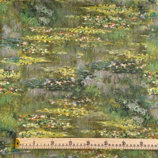 ИМПРЕССИОНИЗМ # 18  , 100% хлопок Handmade Fabrics, отрез 45 см 3