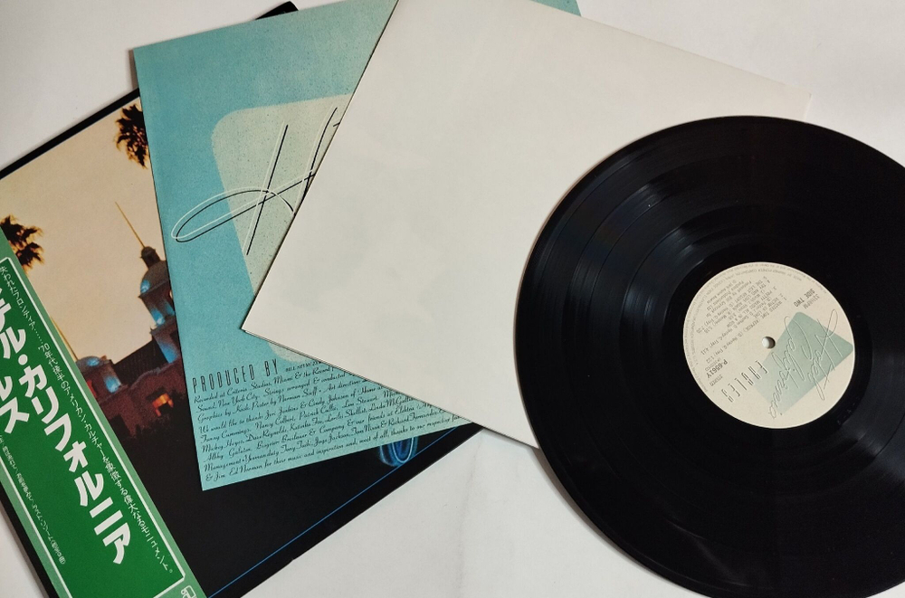 Винтажная виниловая пластинка LP Eagles Hotel California (Japan 1981) (Obi)