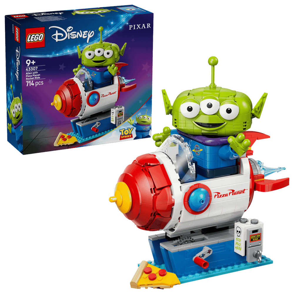 Конструктор LEGO Disney 43307 Alien with Pizza Planet Rocket Ride