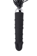 Вибратор Toyfa Black & Red с плеткой (6 режимов) черный (Цвет: черный)