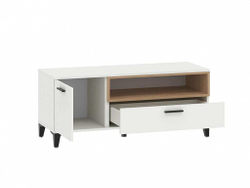 НМ 013.42 тумба ТВА Bergen белый/Дуб Бунратти