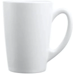 Кружка стеклянная 320мл «Утро» белая P3013