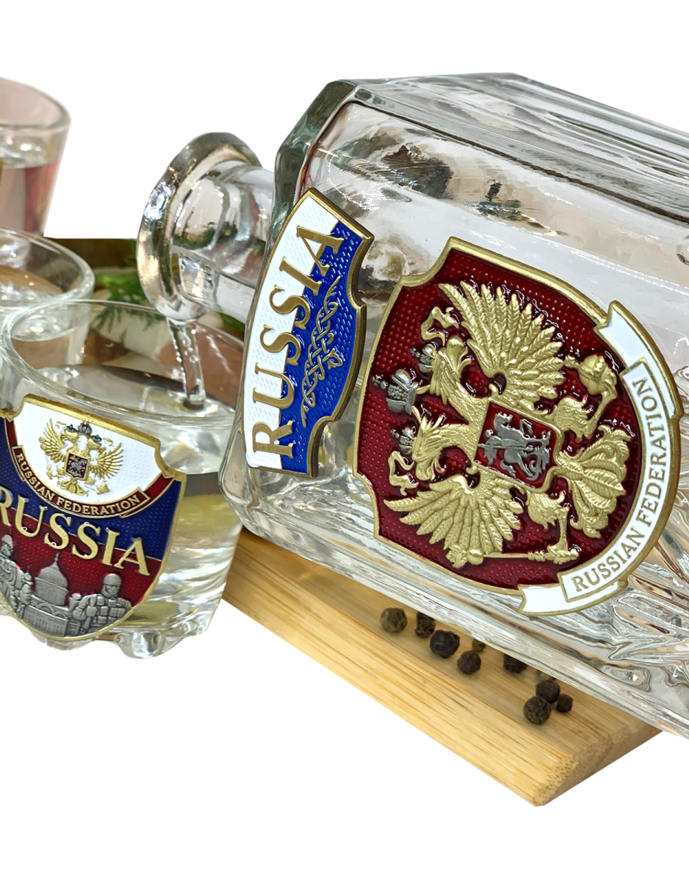 Набор для крепких напитков «Россия» графин и 6 стопок