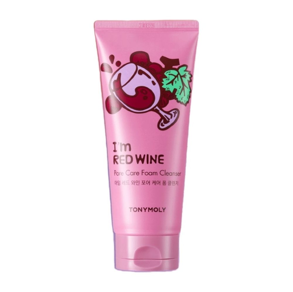 TONY MOLY Пенка для умывания c экстрактом красного вина I&#39;m Red Wine Pore Care Foam Cleanser 180мл