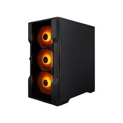 Корпус для компьютера 1STPLAYER TRILOBITE T3-G ARGB Black / mATX / 4x 120mm ARGB fans inc. / T3-G-BK-4F2(AP)