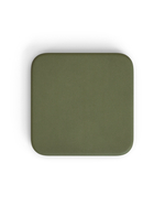 Уличный стол Esilda зеленый из цемента и стали со столешницей 70х70 см