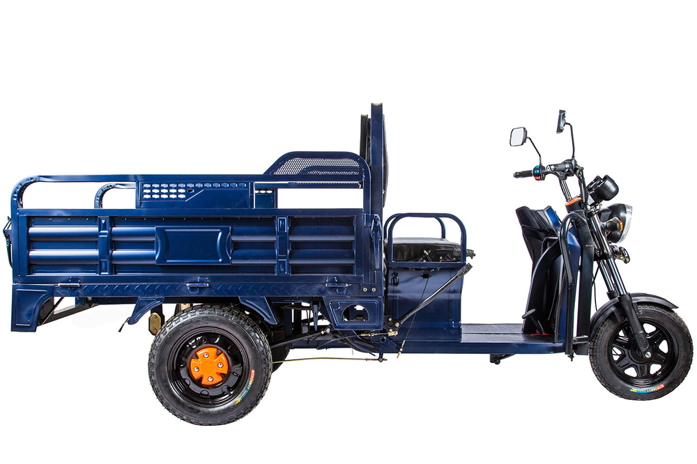 Грузовой электротрицикл Rutrike D4 1800 60V1200W Синий-1981