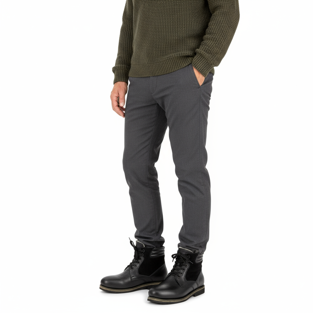 Унты-ботинки мужские из кожи теленка и замши