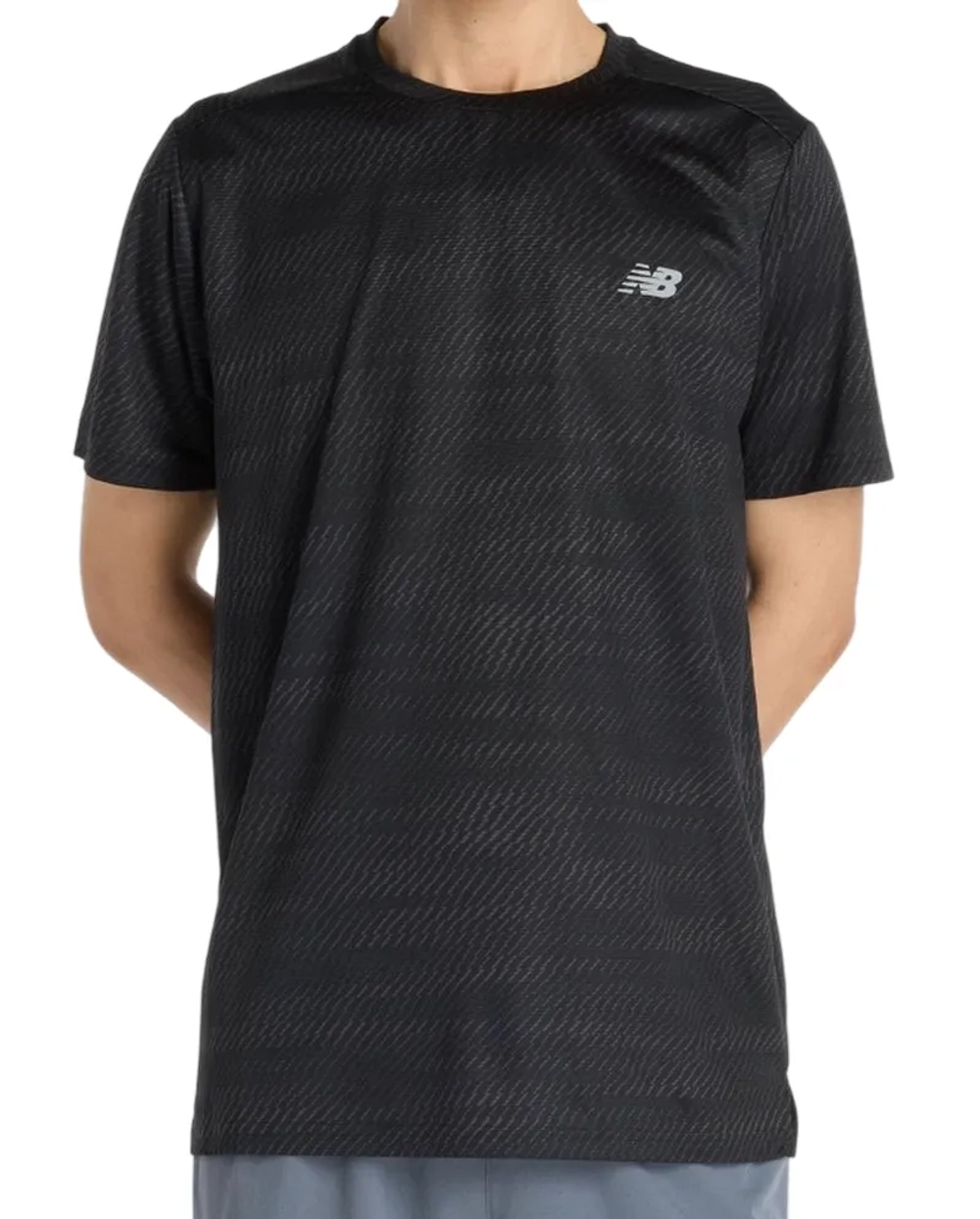 Теннисная футболка New Balance Sport Essentials Printed - black