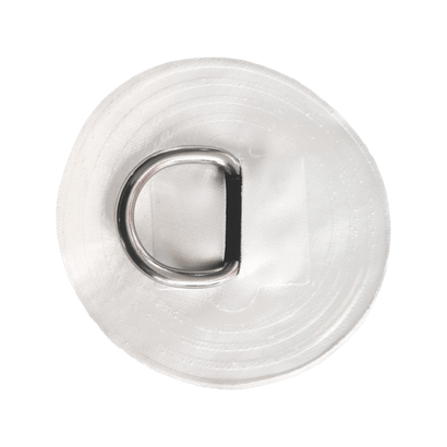 Крепление для батута, круглое, белого цвета, 0,25*0,25*0,03 м