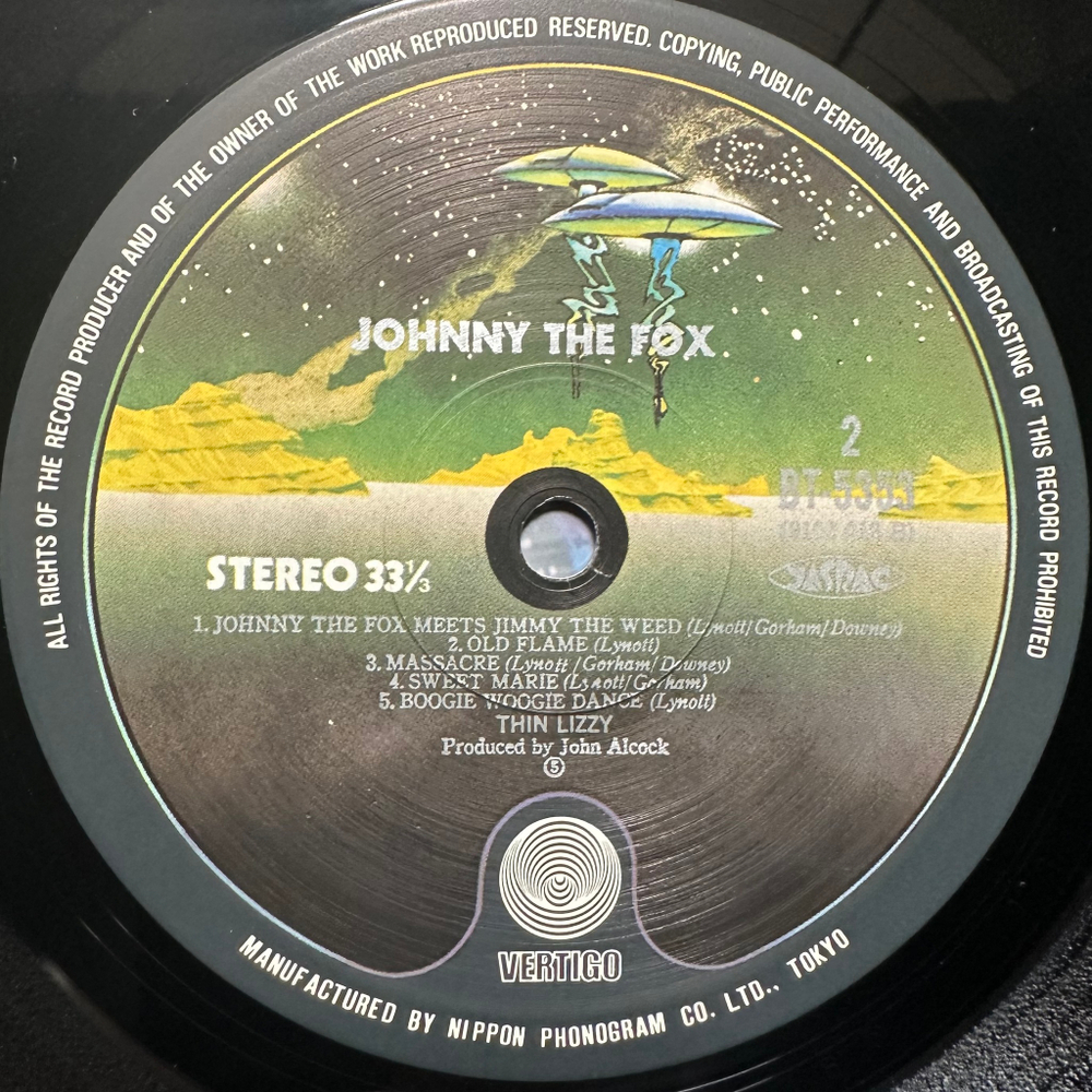 Thin Lizzy - Johnny The Fox (Япония 1979г.)
