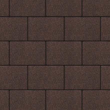 Тротуарная плитка ПРЯМОУГОЛЬНИК 300х200 мм - Стандарт Коричневый