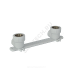 Планка монтажная PP-R белая Дн 20х1/2" ВР под смеситель с водорозетками PRO VALFEX 10124020-PRO