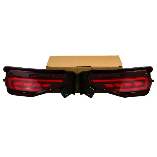 Светодиодные КАТАФОТЫ в задний бампер Тойота Фортунер 2017-2020 V2 type