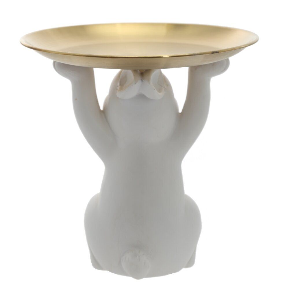 GAEM Фигурка декоративная "Заяц" с подносом, L20 W20 H21 см