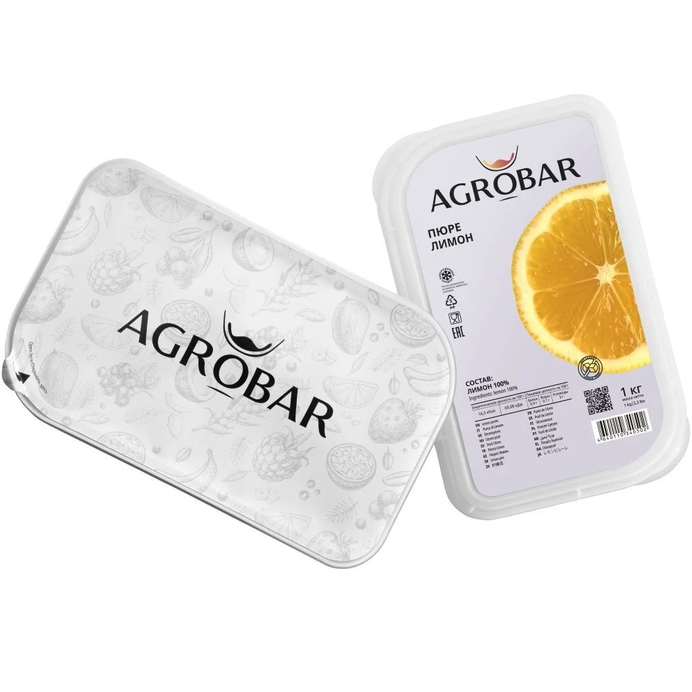 Фруктовое пюре Лимон, Agrobar, Россия
