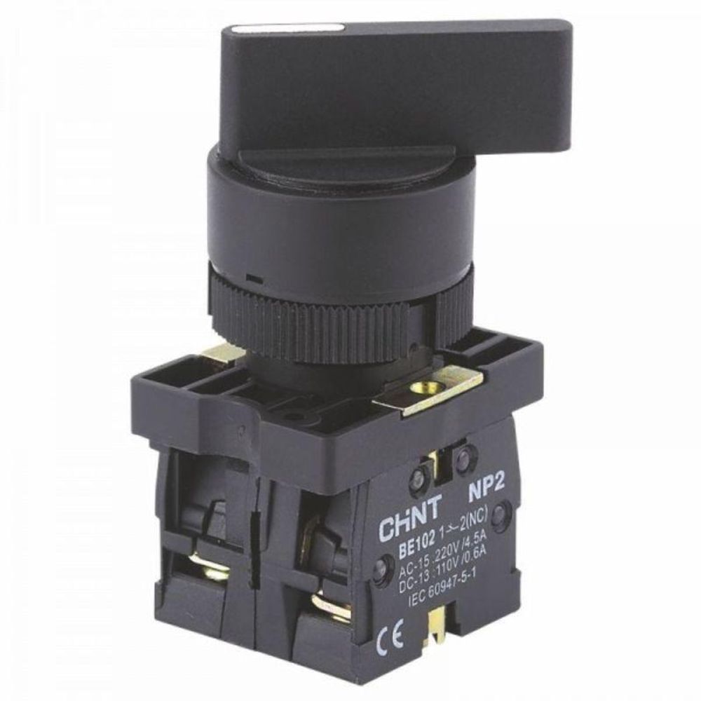Переключатель NP2-EJ24 2 положения фиксацией 2НО IP40 (R) CHINT 576017