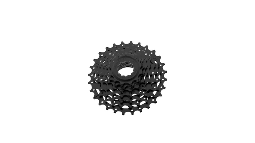 Кассета MicroShift 7 скоростей, зубья 12-28, сталь, черная