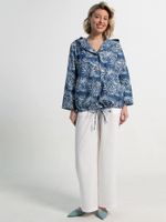 Пыльник Летний день (бело-синий) Б15182-8М LT Collection