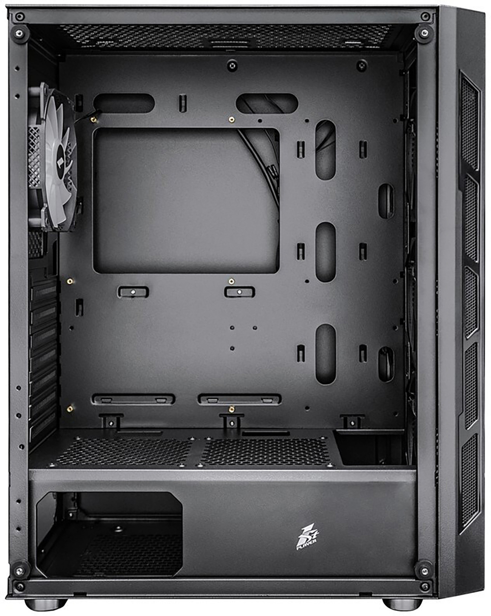 Корпус для компьютера 1STPLAYER FIREBASE XP Black / ATX / 4x120mm LED fans / XP-BK-4F1