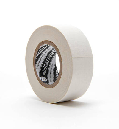 Профессиональный тейп 120mesh @trueGAFF 25мм/9м -  Белый /на тканевой основе для киносъемок и сцен тип Gaffer Pro tape /