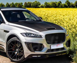 Карбоновый капот в стиле LM для Jaguar F-Pace 2016-2024 Ягуар