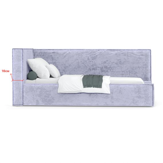 Кровать Bever ЛЕВАЯ 90 с  подъемным механизмом Nebby 217