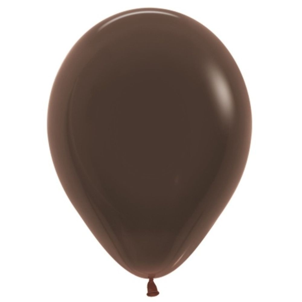 Воздушные шары Sempertex, цвет 076 пастель, коричневый, 100 шт. размер 12&quot;