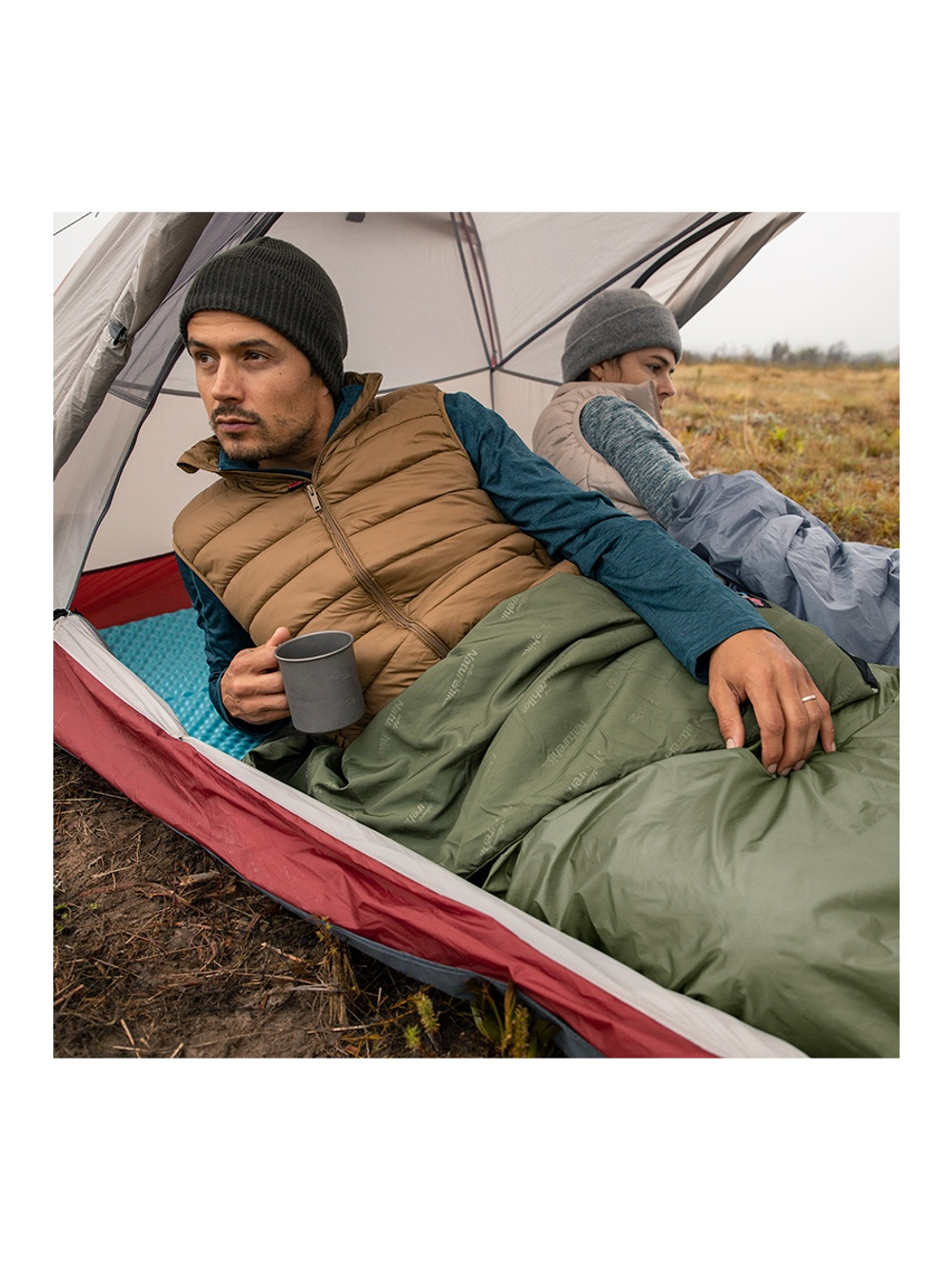 Мешок спальный Naturehike LW180, 190х75 см, (ТК: +15C), зеленый