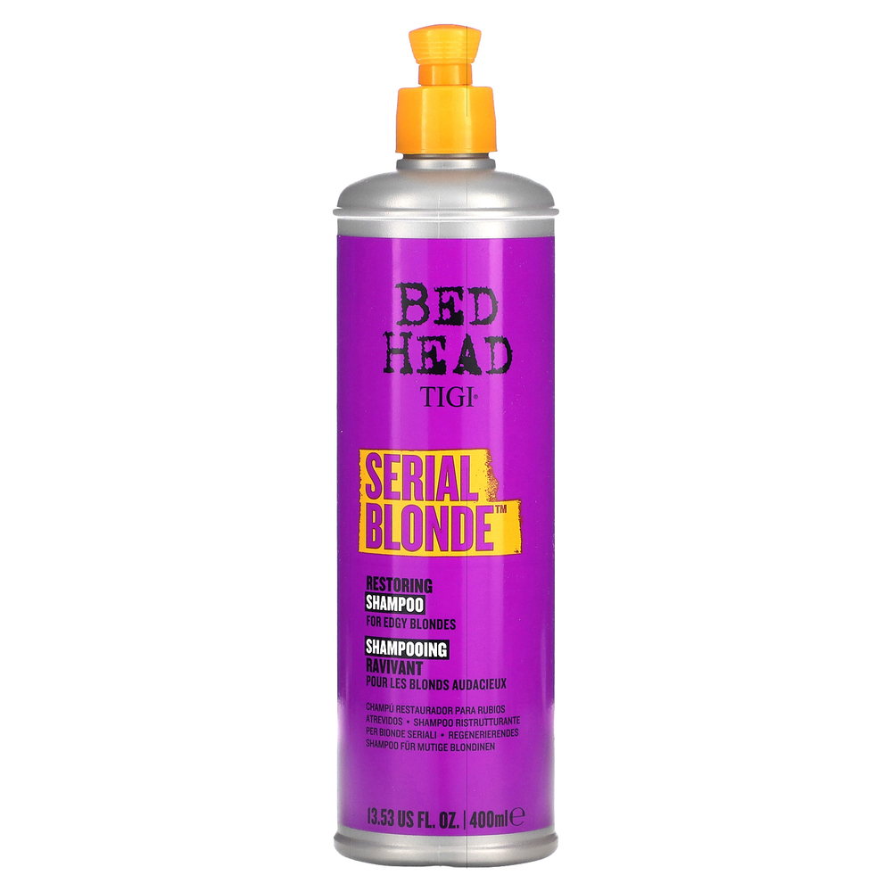 TIGI, Bed Head, Serial Blonde, восстанавливающий шампунь, для дерзких блондинок, 400 мл (13,53 жидк. Унции)