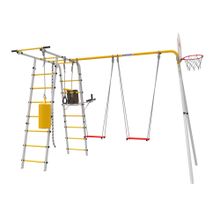 ROMANA Спорт Плюс 2 (желтый/серый) (с фанерными качелями)