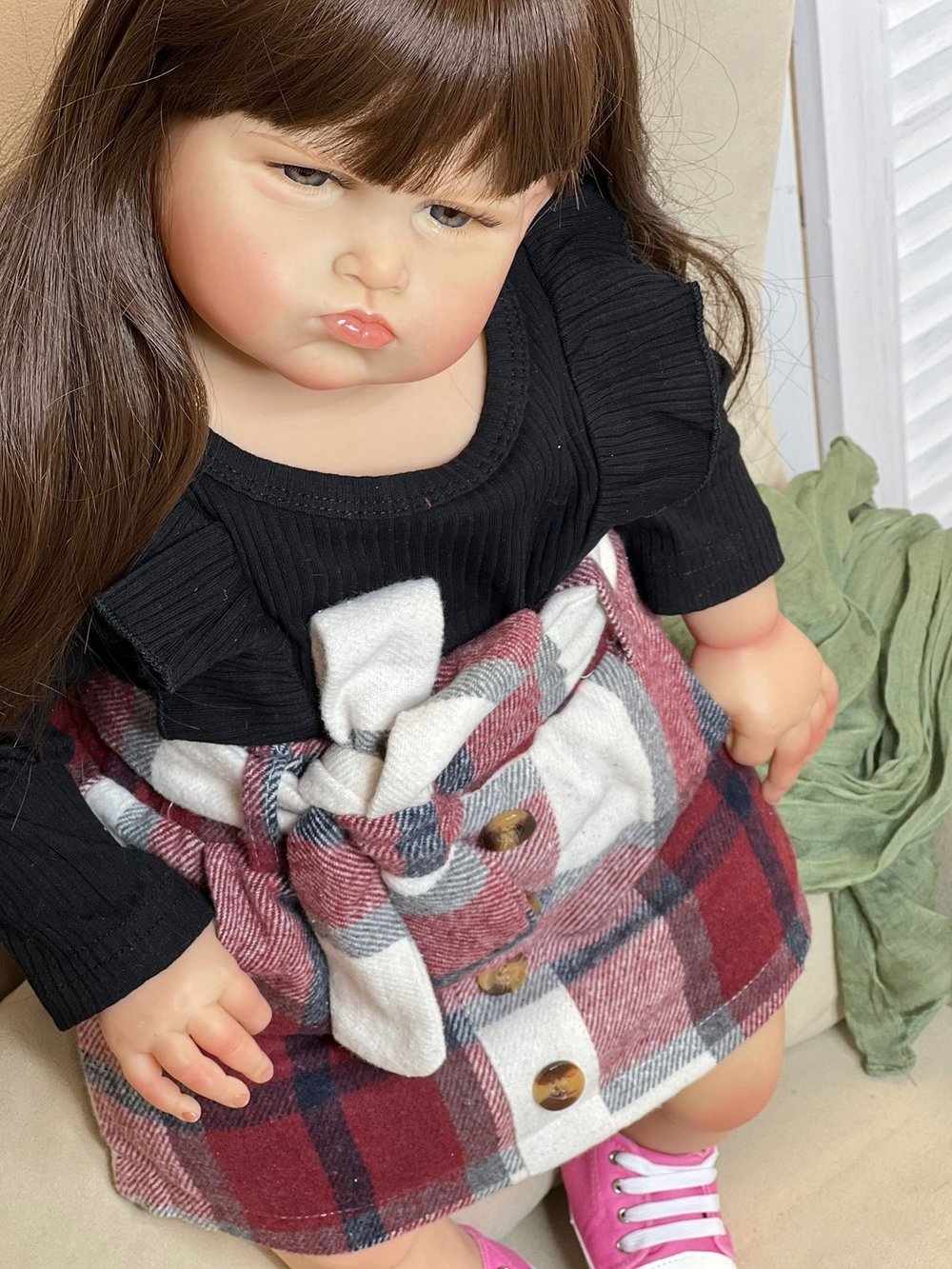 Кукла Реборн мягконабивная 65см в пакете (FA-819)