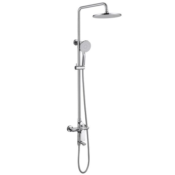 Душевая стойка ABBER Weiss Insel AF8016N с изливом, хром