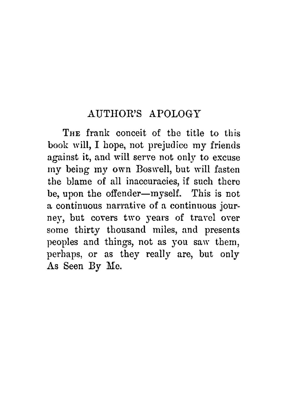 As Seen by Me | Lilian Bell