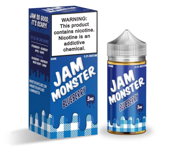 Купить Жидкость JAM MONSTER Original - Blueberry (100ml)